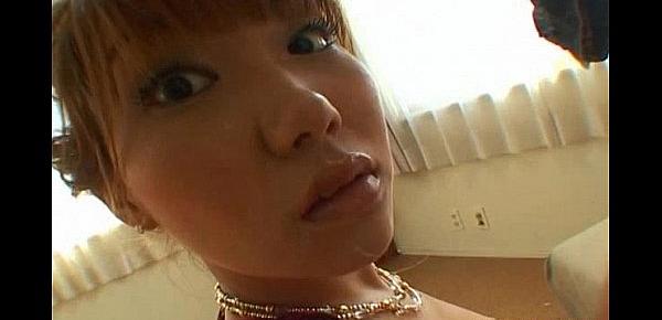  Japanese cutie Momo Himeno loves sucking cock uncensored
